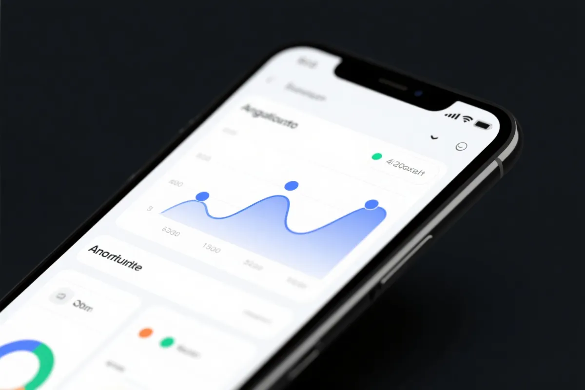 应用数据与走势图界面示意