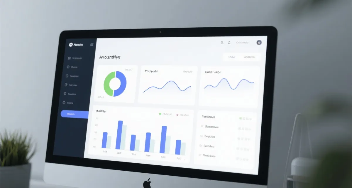 桌面端数据面板示意图